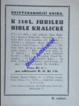 K 350 l. jubileu Bible Kralické - náhled