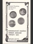 Numismatické památky Zemské jubilejní výstavy 1891 - náhled