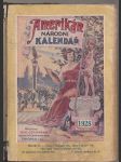 Amerikán Národní kalendář 1928 - náhled