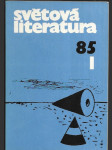 Světová literatura - revue zahraničních literatur  1 / 85 - náhled