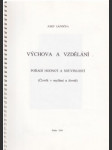 Výchova a vzdělání.od Josef Láznička. - náhled