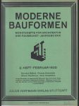Moderne Bauformen, Jahrgang XXIX., Heft 2, Februar 1930 - náhled