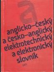 Anglicko-český a česko-anglický elektrotechnický a elektronický slovník - náhled