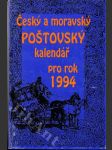 Český a moravský poštovský kalendář 1994 - náhled