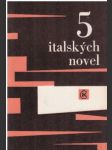 5 italských novel - náhled