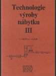 Technologie výroby nábytku III - náhled