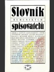Slovník rumunských spisovatelů - náhled