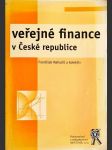 Veřejné finance v České republice - náhled