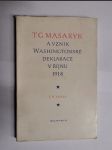 T.G. Masaryk a vznik Washingtonské deklarace v říjnu 1918 - náhled