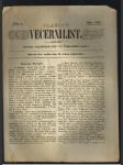 Pražský večerní list rok 1851 číslo 7 - náhled