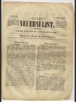 Pražský večerní list rok 1851 číslo 12 - náhled