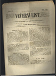 Pražský večerní list rok 1851 číslo 13 - náhled