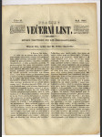 Pražský večerní list rok 1851 číslo 15 - náhled