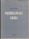 Predheglovská logika - náhled