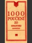 1000 poučení zo spisovnej slovenčiny - náhled