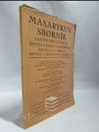 Masarykův sborník: Časopis pro studium života a díla T. G. Masaryka: Ročník 1, březen 1924, svazek 1 - náhled