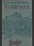 Testament  - náhled