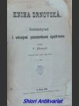 Kniha drnovská - brandl vincentius - náhled