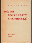 Dějiny university olomoucké - náhled