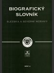 Biografický slovník Slezska a severní Moravy sešit 2. - náhled