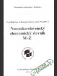 Nemecko - slovenský ekonomický slovník M-Z - náhled