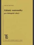 Základy matematiky pro biologické obory - náhled