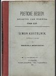 Miřiovský Em.: Šimon Kostelník, Praha 1885 - náhled