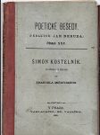 Miřiovský Em.: Šimon Kostelník, Praha 1885 - náhled
