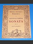 Klavír : Musica Antiqua Bohemica, Sonata Op.20 - Jan Hugo Voříšek / noty - náhled