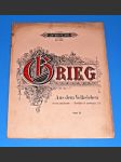 Grieg / noty : Klavír : Aus dem Volksleben., Op.19 - náhled