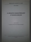 A Linguistic Characterology of Modern English - náhled
