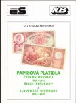 Papírová platidla Československa 1919 - 1993, České rep. a Slovenské rep. - náhled