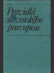 Pravidlá Slovenského pravopisu - náhled