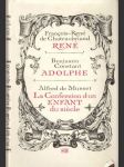 René, Adolphe, La Cpmfession d´un Enfant du siécle - náhled