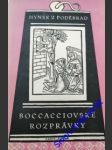 Boccacciovské rozprávky - poděbrad z hynek - náhled