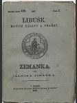 Jirásek Alois.: Zemanka, 1. vydání, Praha, 1887 - náhled