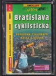 Bratislava cyklistická podrobná cyklomapa - náhled