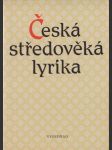 Česká středověká lyrika - náhled