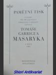 Pamětní spis vydaný při příležitosti obnovení činnosti ústavu tomáše garrigua masaryka v roce 1991 - náhled