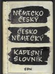 Německo-český a česko-německý kapesní slovník - náhled