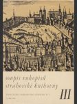Soupis rukopisů strahovské knihovny III. - náhled
