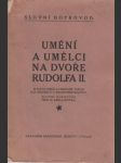 Umění a umělci na dvoře Rudolfa II.: Textová příloha - náhled