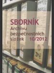 Sborník Archivu bezpečnostních složek 10/2012 - náhled