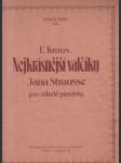 Nejkrásnější valčíky Jana Strausse pro mladé pianisty - náhled