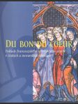 Du bon du coeur : poklady francouzského středověkého umění v českých a moravských sbírkách - náhled