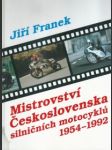 Mistrovství československa silničních motocyklů 1954-1992 - náhled
