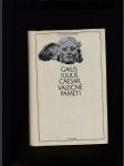 Válečné paměti (O válce gallské, o válce občanské, alexandrijské, africké a hispánské) - náhled