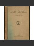 Verzeichnis der durch Kunstdruck vervielfältigten Arbeiten Adolf Menzels [katalog, tisky, grafika, Menzel] - náhled