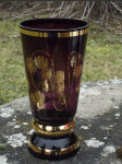 Skleněná váza Nový Bor - náhled