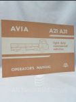 AVIA A31 - Operator's Manual - náhled